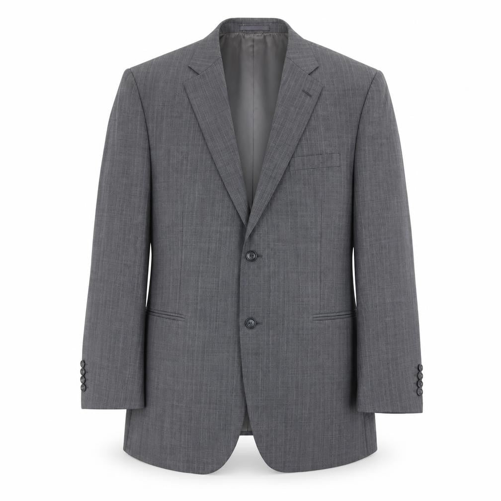 Brook Taverner Mens Grey Polyester Jacket Suit Jacket Size 46 Regular
