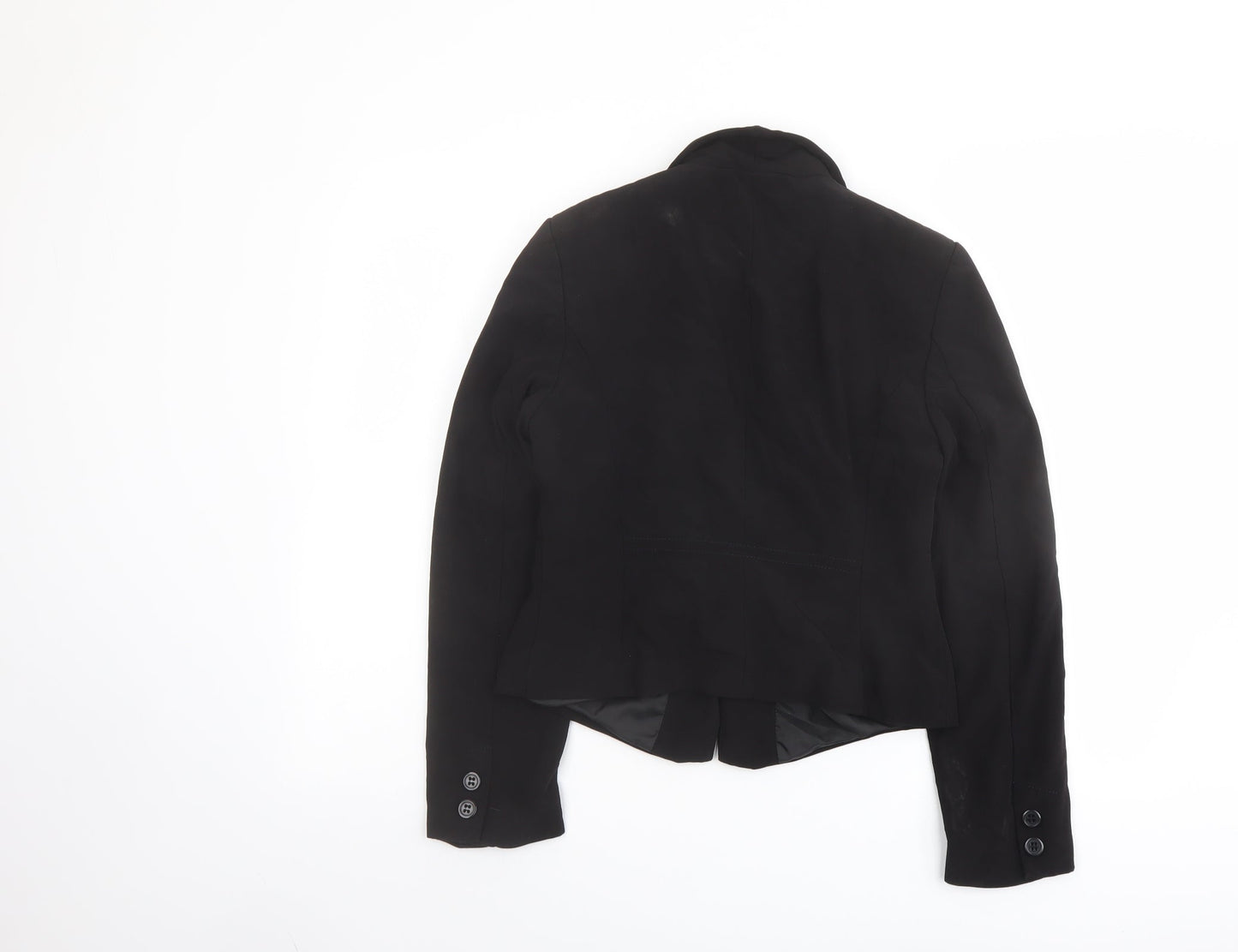Marks and Spencer Womens Black Jacket Blazer Size 10 Button