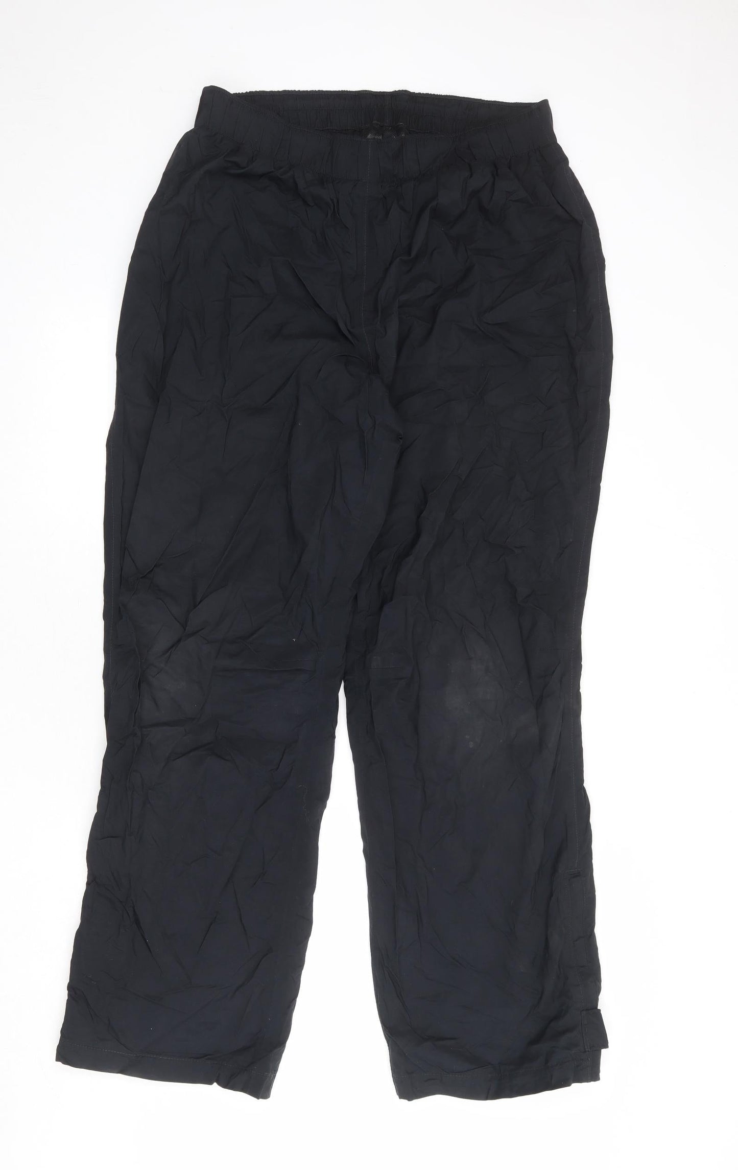 Colombia Mens Black Nylon Trousers Size XL L34 in Regular - Adjustable Hems