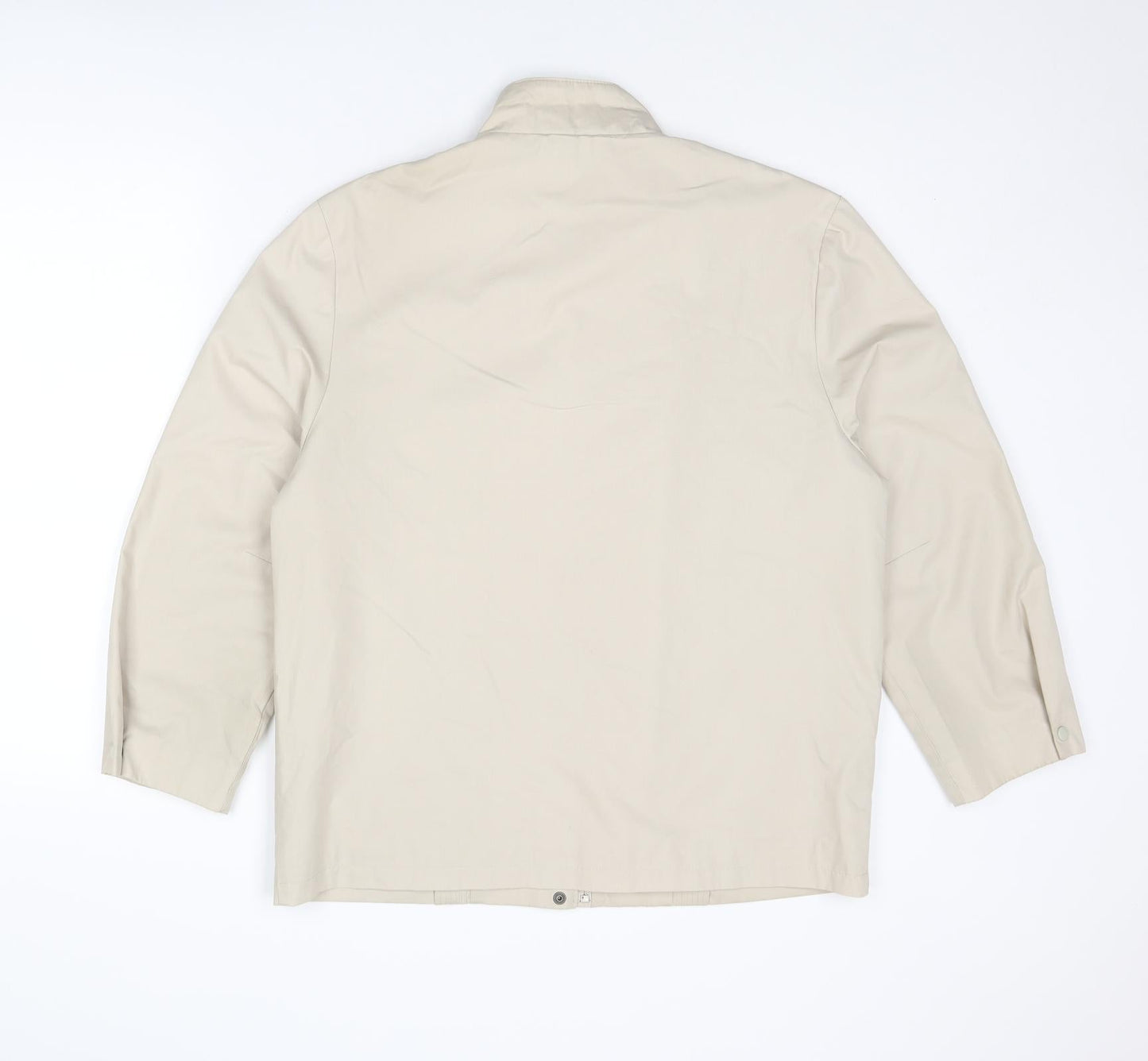 St Michael Womens Beige Jacket Size 12 Zip