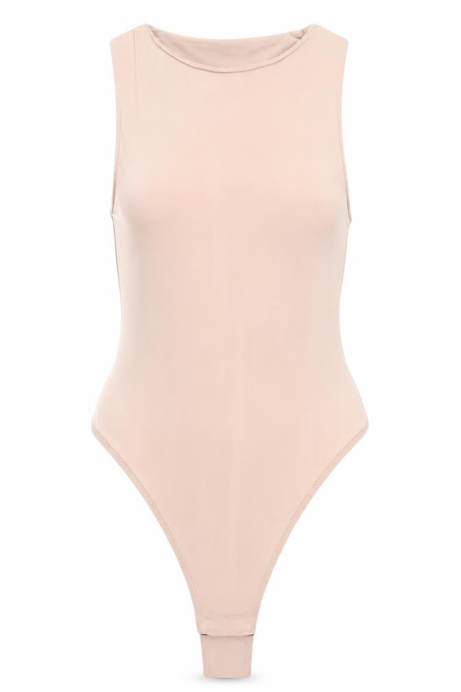 Missguided Womens Pink Polyester Bodysuit One-Piece Size 2 Snap