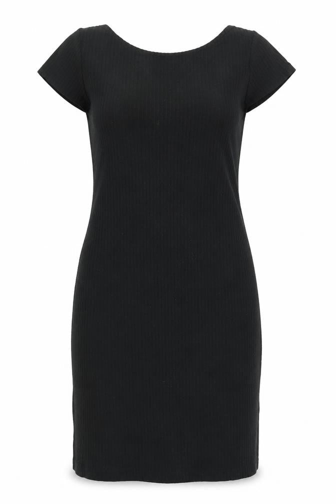 Only Womens Black Polyester Shift Size XL Boat Neck Pullover