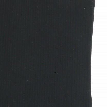 Brand and care label for Only women’s black polyester shift, size XL, boat neck pullover