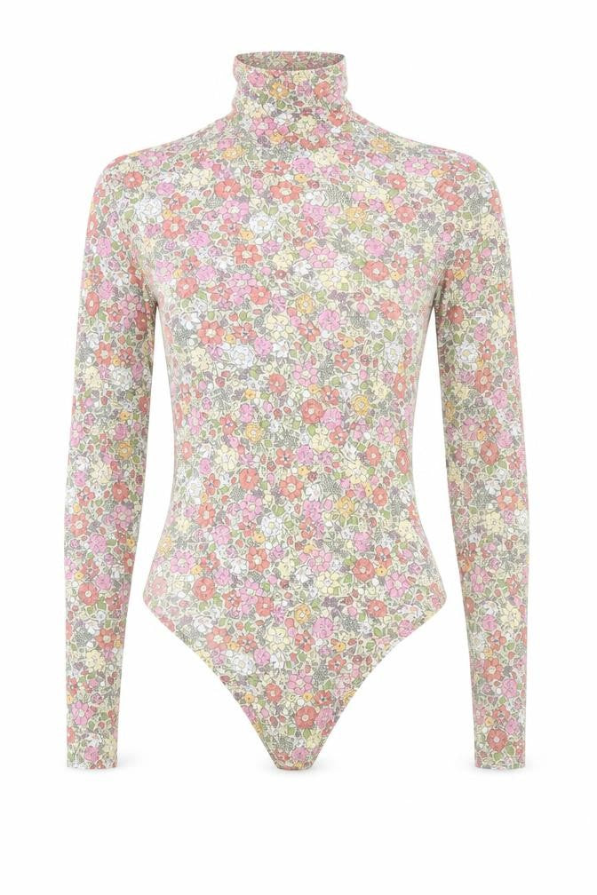 H&M Womens Multicoloured Fair Isle Cotton Bodysuit One-Piece Size S Snap