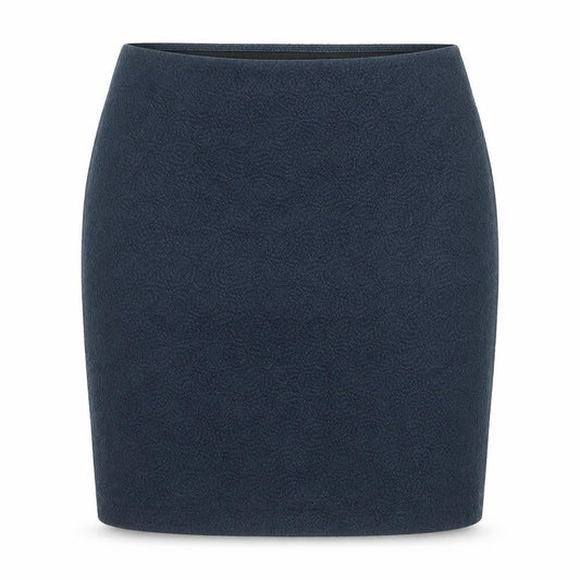 ESPRIT Womens Blue Geometric Cotton Bandage Skirt Size XS