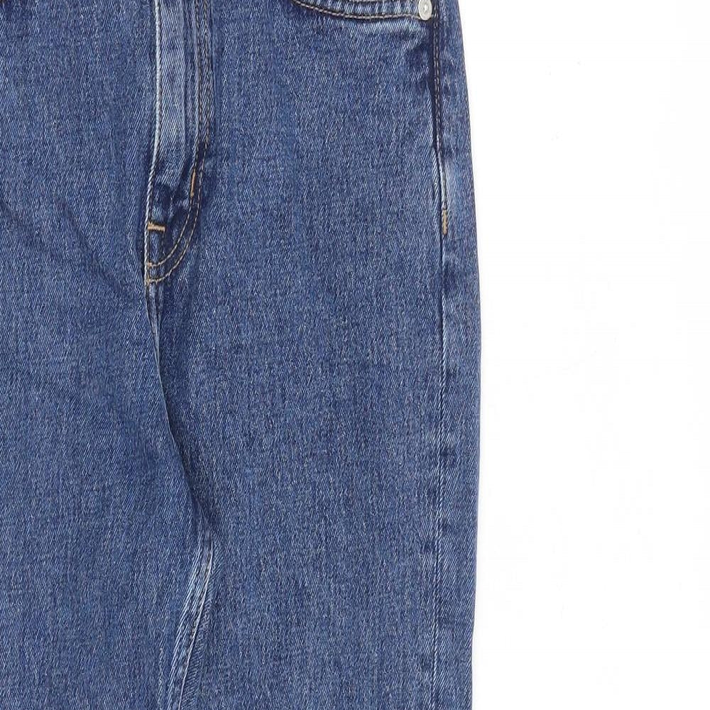 & Other Stories Womens Blue Cotton Mom Jeans Size 28 in L28 in Regular Zip