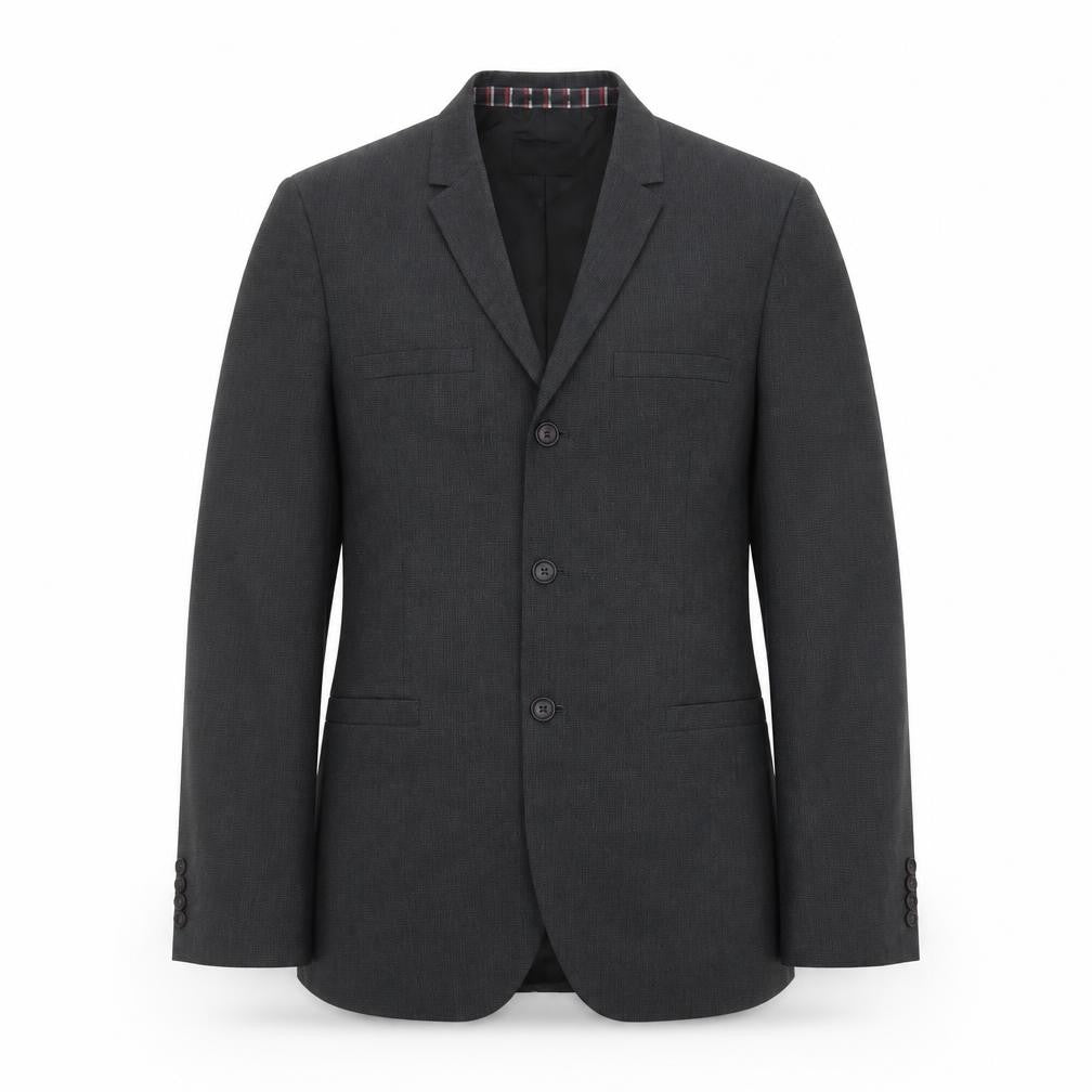 H&M Mens Grey Polyester Jacket Suit Jacket Size 42 Regular