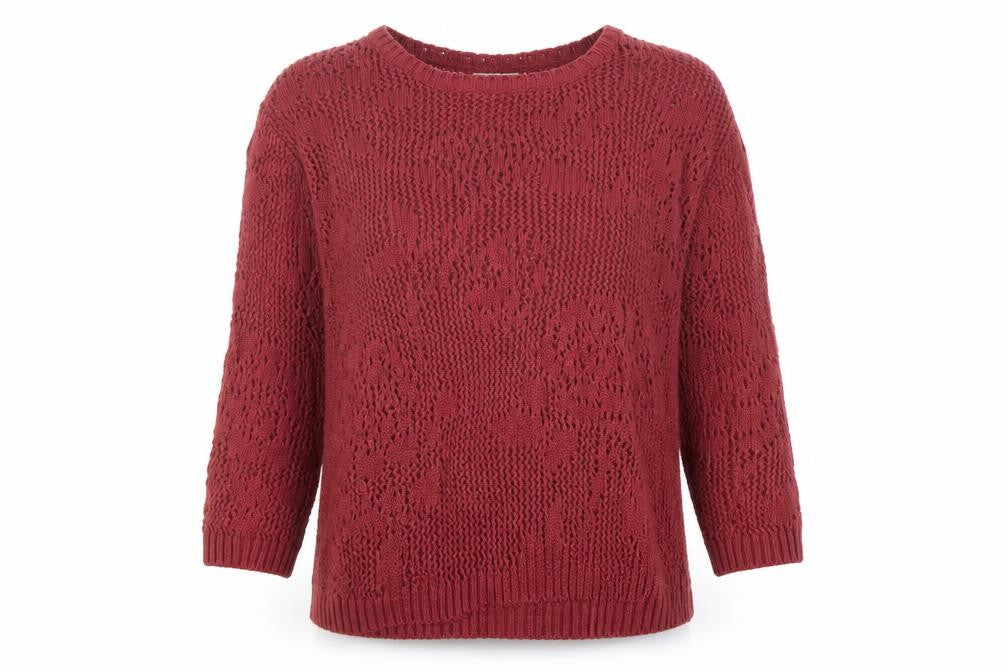 NEXT Womens Pink Round Neck Acrylic Pullover Jumper Size 6