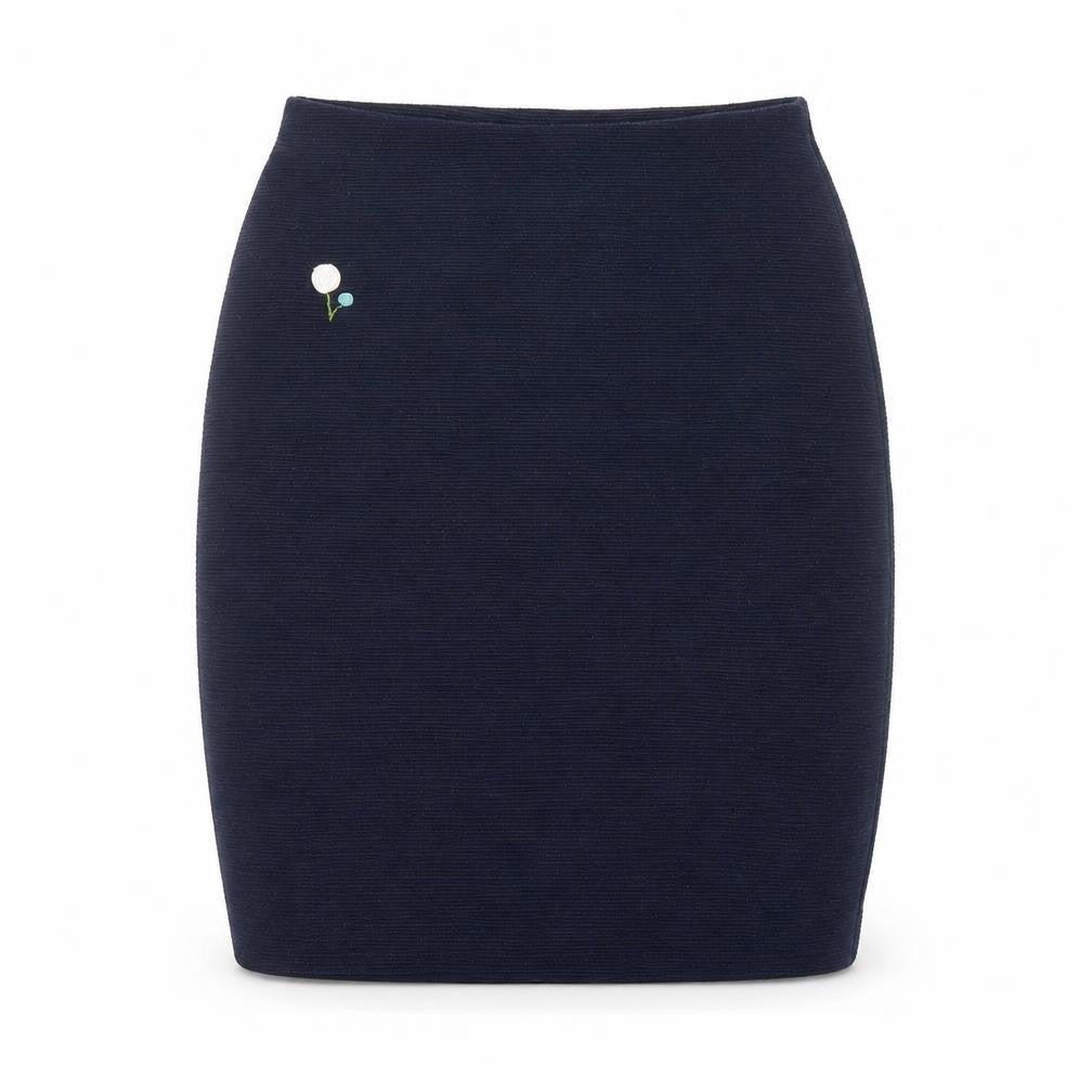 New Look Womens Blue Polyester Bandage Skirt Size 8