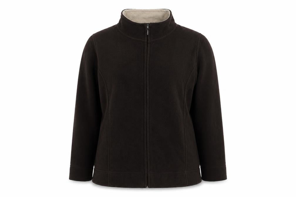 EWM Womens Brown Jacket Size 14 Zip - Size 14-16