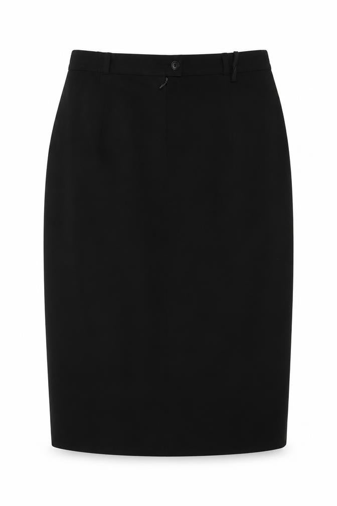 DELMOD Womens Blue Polyester Straight & Pencil Skirt Size 12 Zip