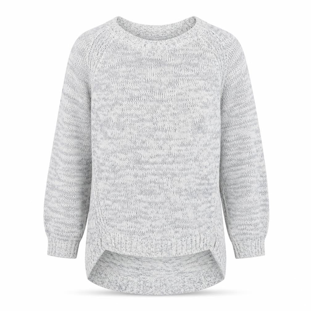 Gap Womens White Round Neck Cotton Pullover Jumper Size S