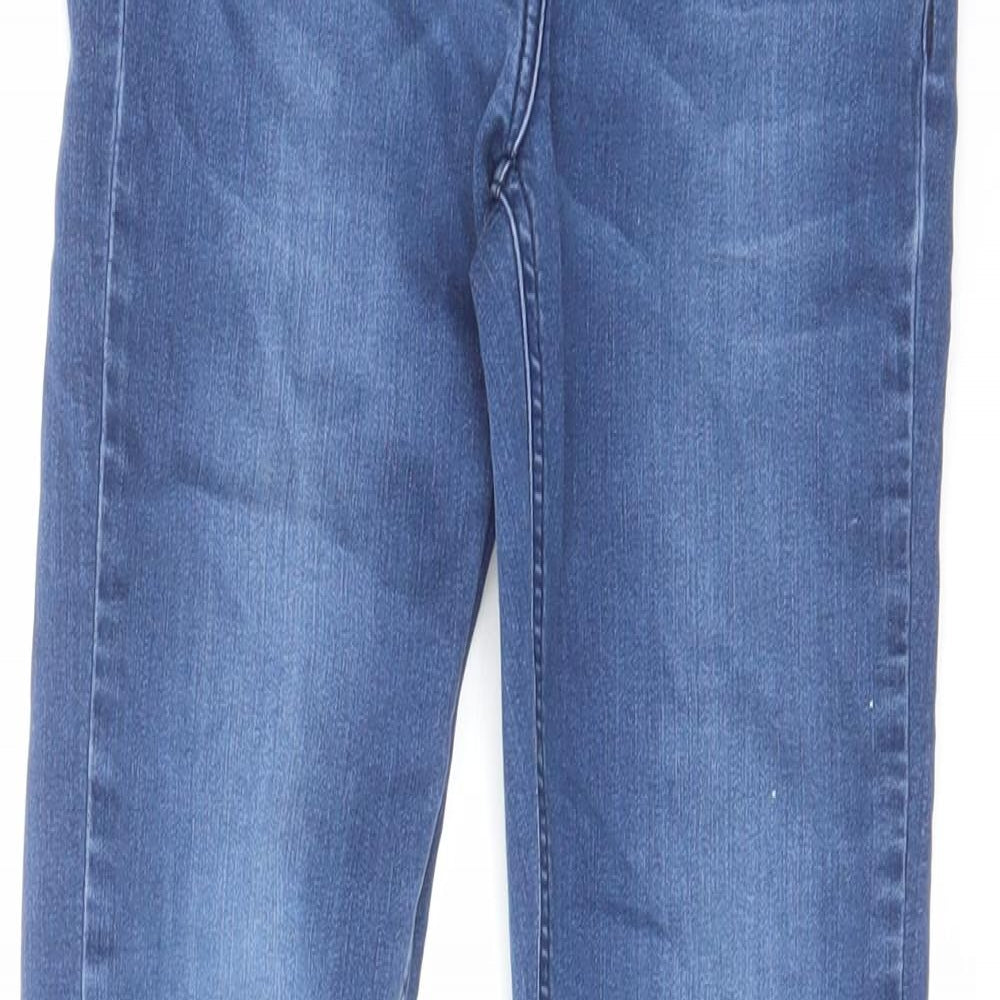 Johnnie B Womens Blue Cotton Skinny Jeans Size 24 in L25 in Regular Zip