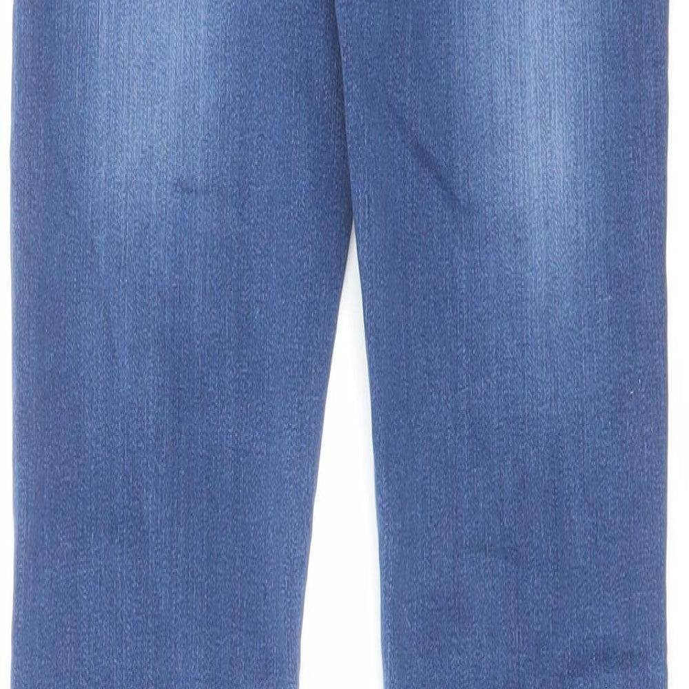 Johnnie B Womens Blue Cotton Skinny Jeans Size 24 in L25 in Regular Zip