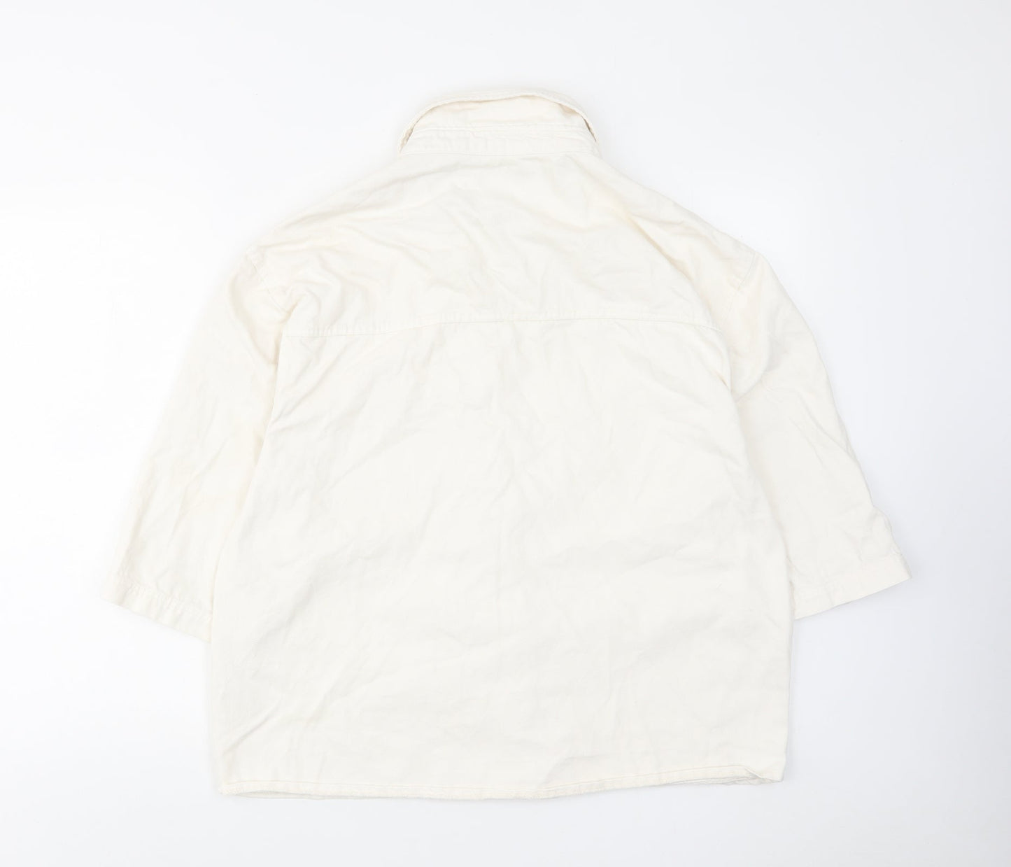 PRETTYLITTLETHING Womens White Jacket Size 10 Button
