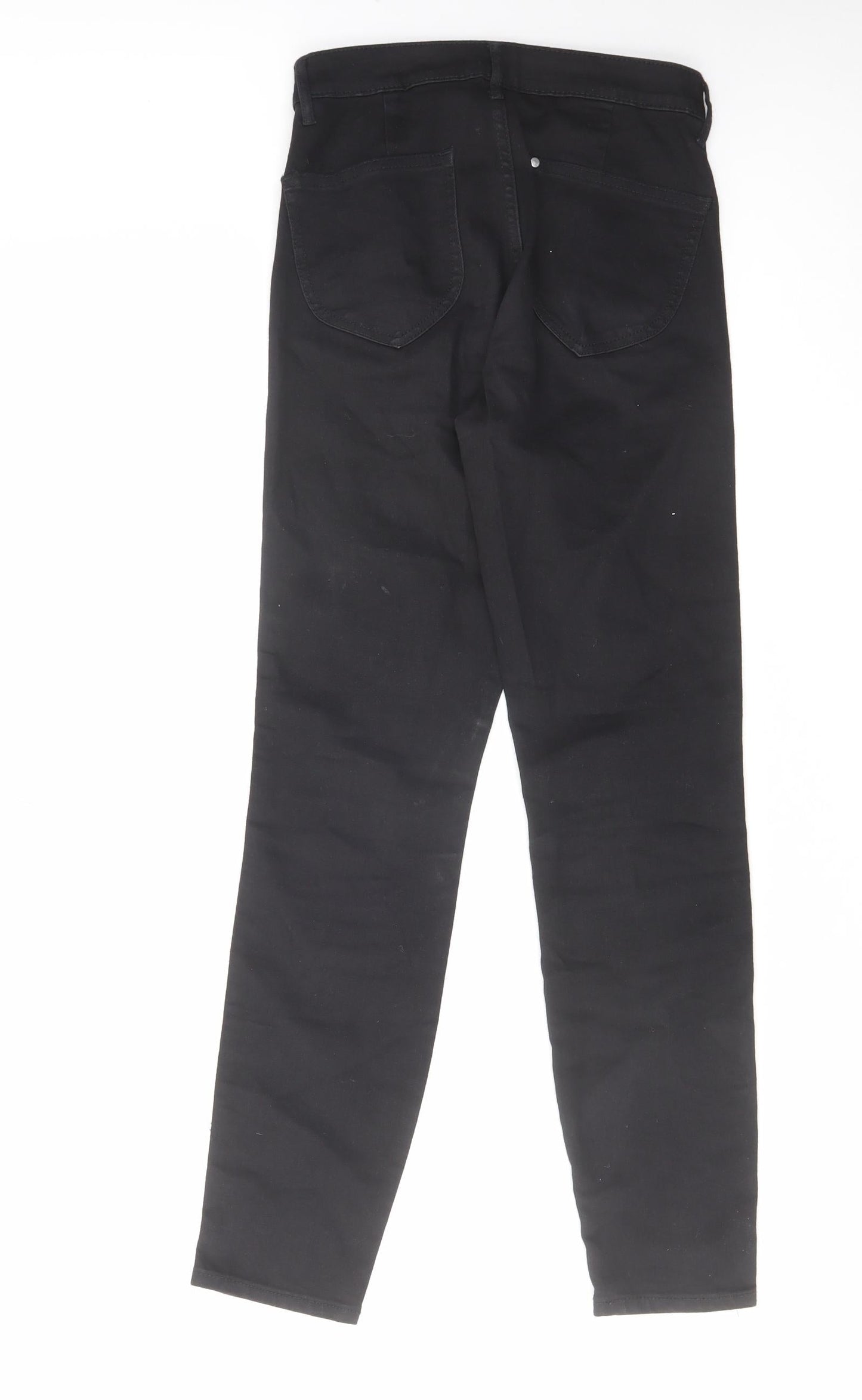 H&M Womens Black Cotton Skinny Jeans Size 25 in L28 in Regular Zip
