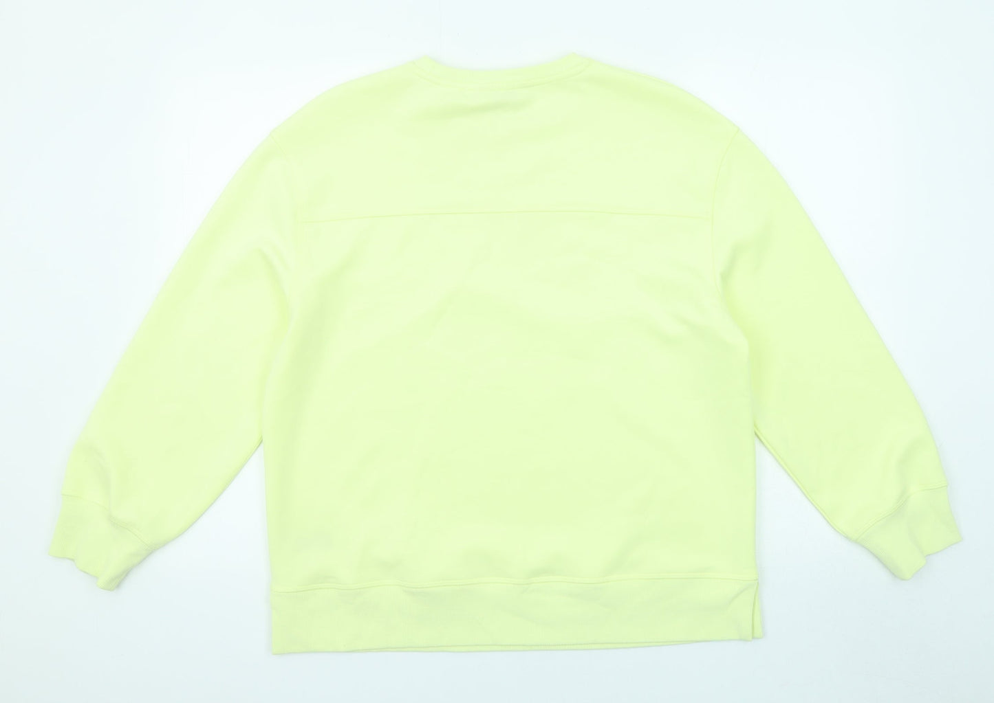 Autograph Womens Yellow Polyester Pullover Sweatshirt Size 12 Pullover
