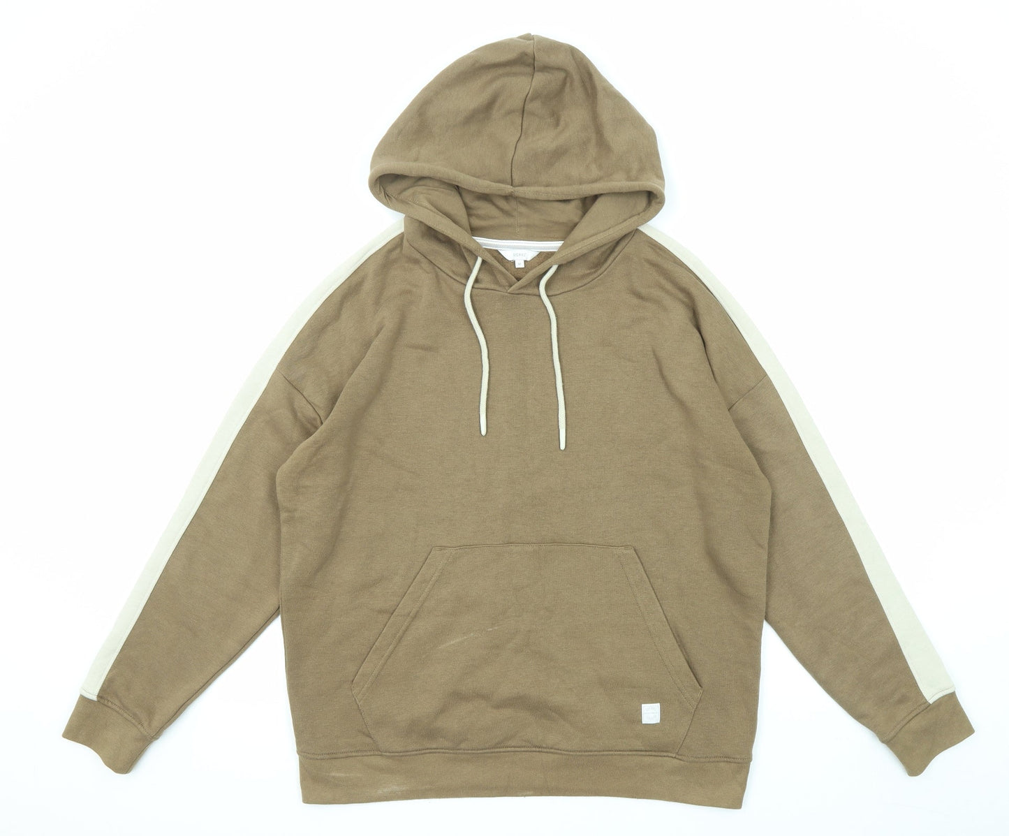 Signal Mens Brown Cotton Pullover Hoodie Size M