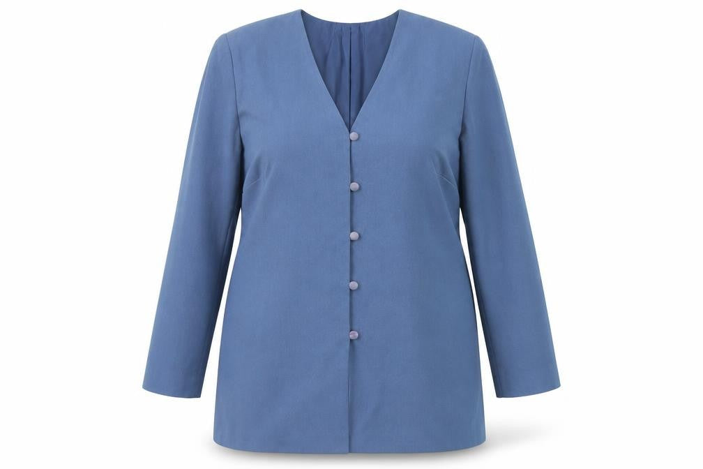 Marks and Spencer Womens Blue Jacket Size 16 Button