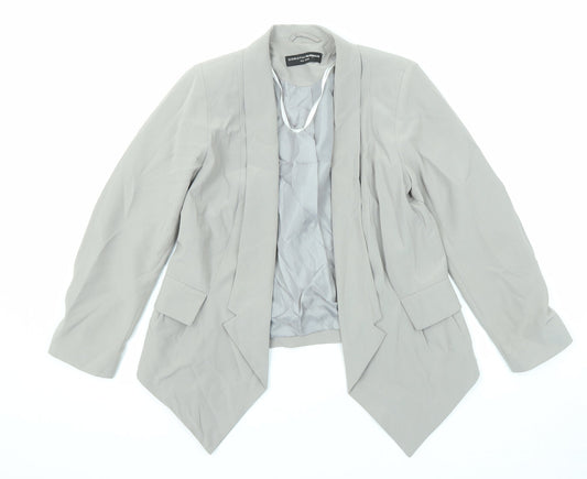 Dorothy Perkins Womens Grey Jacket Blazer Size 8