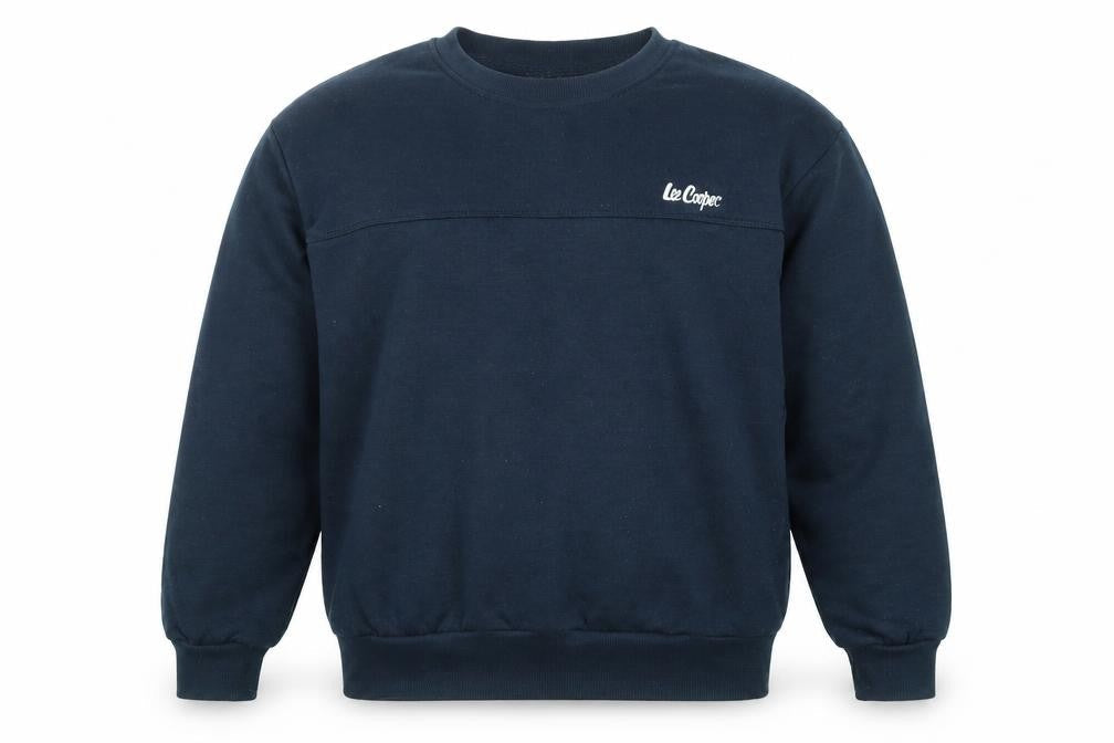 Lee Cooper Mens Blue Polyester Pullover Sweatshirt Size S