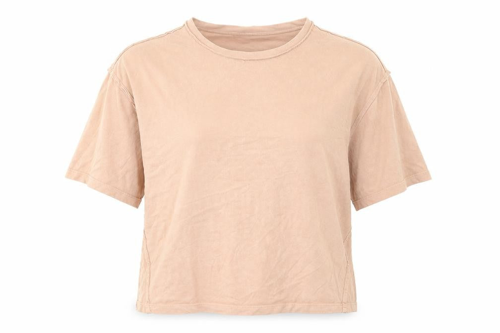 ASOS Womens Pink Cotton Basic T-Shirt Size 12 Round Neck