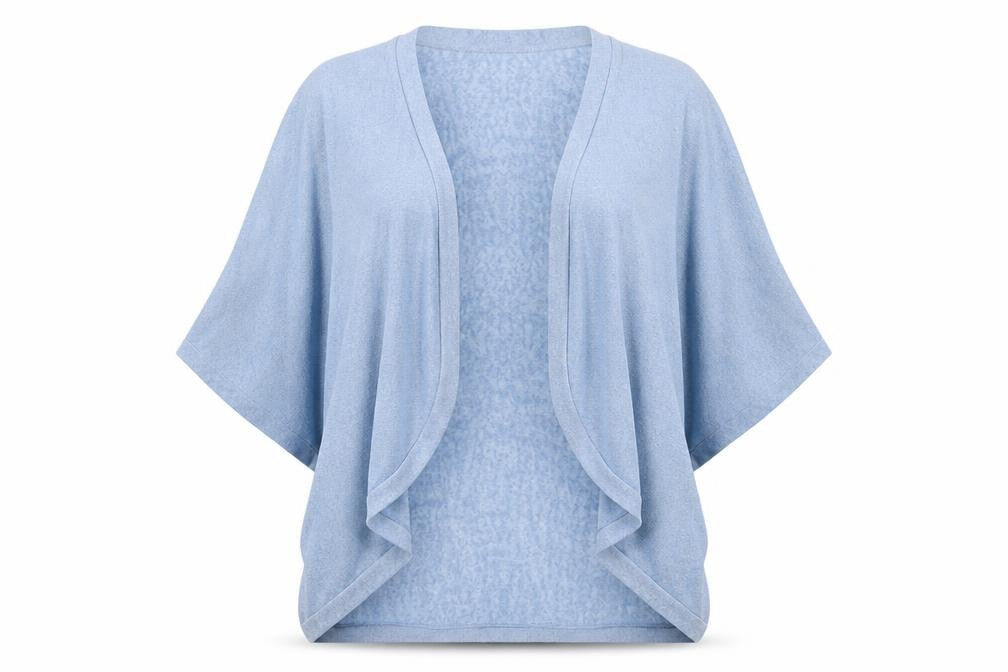H&M Womens Blue V-Neck Polyester Cardigan Jumper Size M
