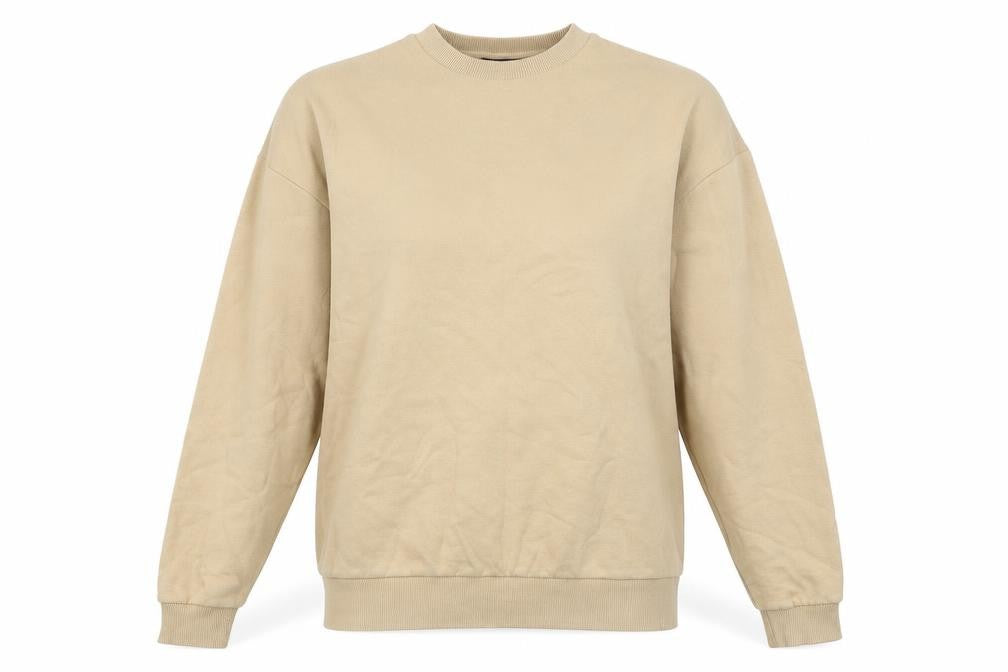 ASOS Womens Beige Cotton Pullover Sweatshirt Size S Pullover