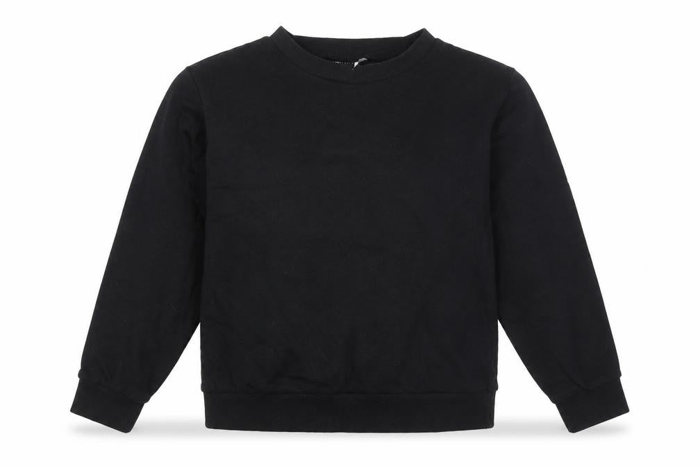 ASOS Womens Black 100% Cotton Pullover Sweatshirt Size 8