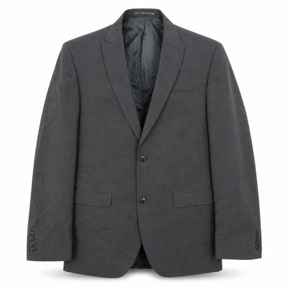 Next Mens Grey Polyester Jacket Suit Jacket Size 40 Regular
