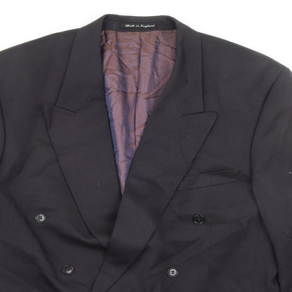 Corman Mens Black Polyester Jacket Suit Jacket Size 44 Regular