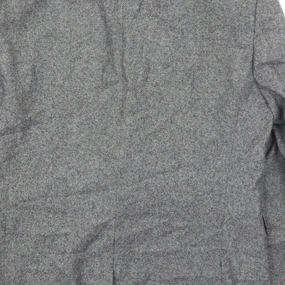 Next Mens Grey Wool Jacket Blazer Size 42 Regular