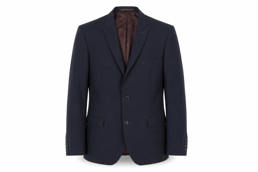 NEXT Mens Blue Polyester Jacket Suit Jacket Size 42 Regular