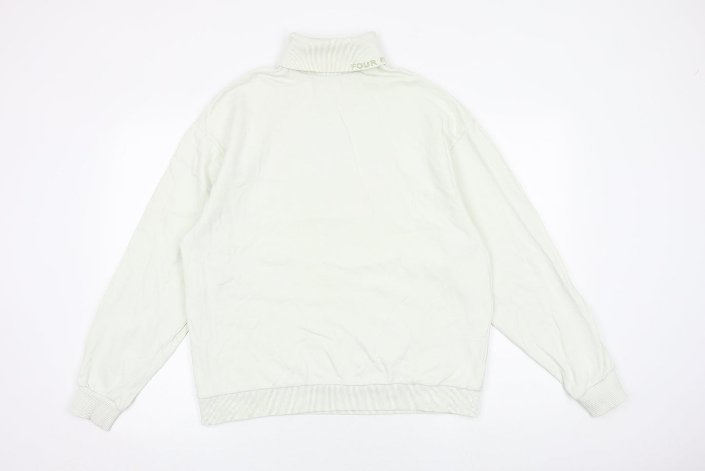 ASOS Womens Green Cotton Pullover Sweatshirt Size XS Pullover