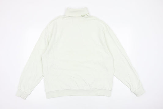 ASOS Womens Green Cotton Pullover Sweatshirt Size XS Pullover