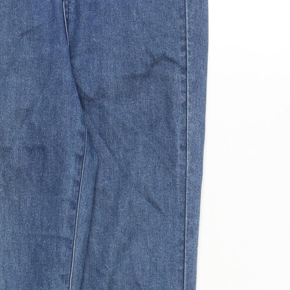 H&M Womens Blue Cotton Skinny Jeans Size 28 in L32 in Regular Zip