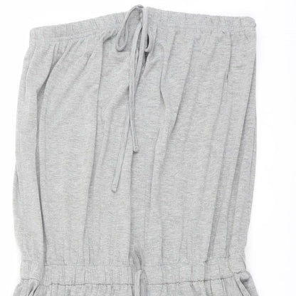 Capsule Womens Grey Viscose A-Line Size 18 Off the Shoulder Pullover