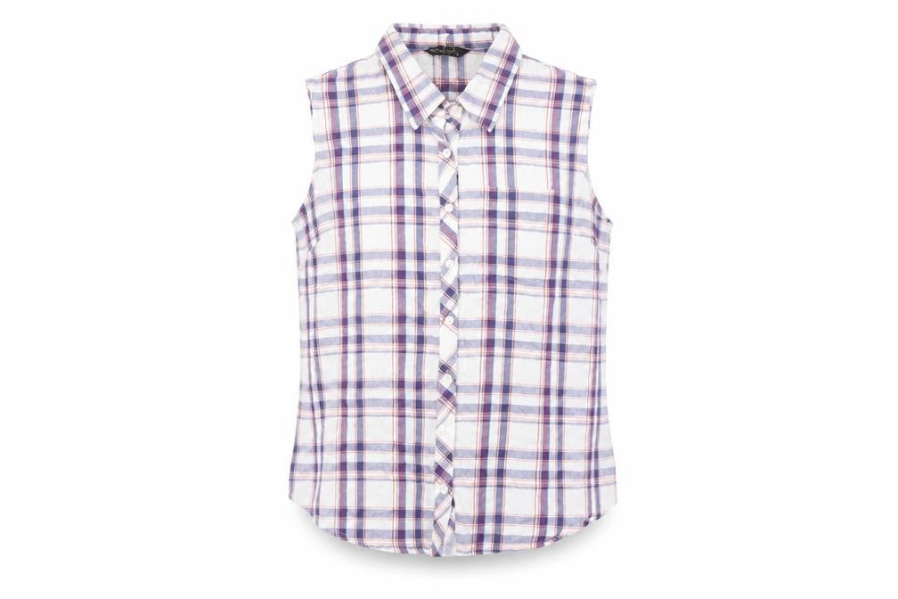 Originals Womens Multicoloured Plaid Cotton Basic Button-Up Size 18 Collared