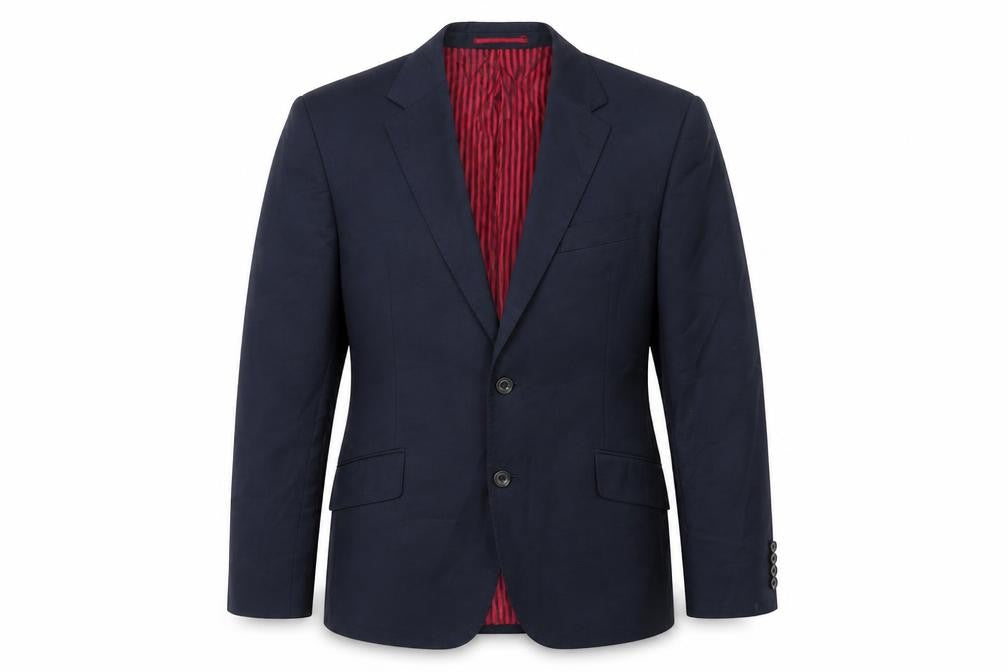 Marks & Spencer Mens Blue Wool Jacket Suit Jacket Size 40 Regular