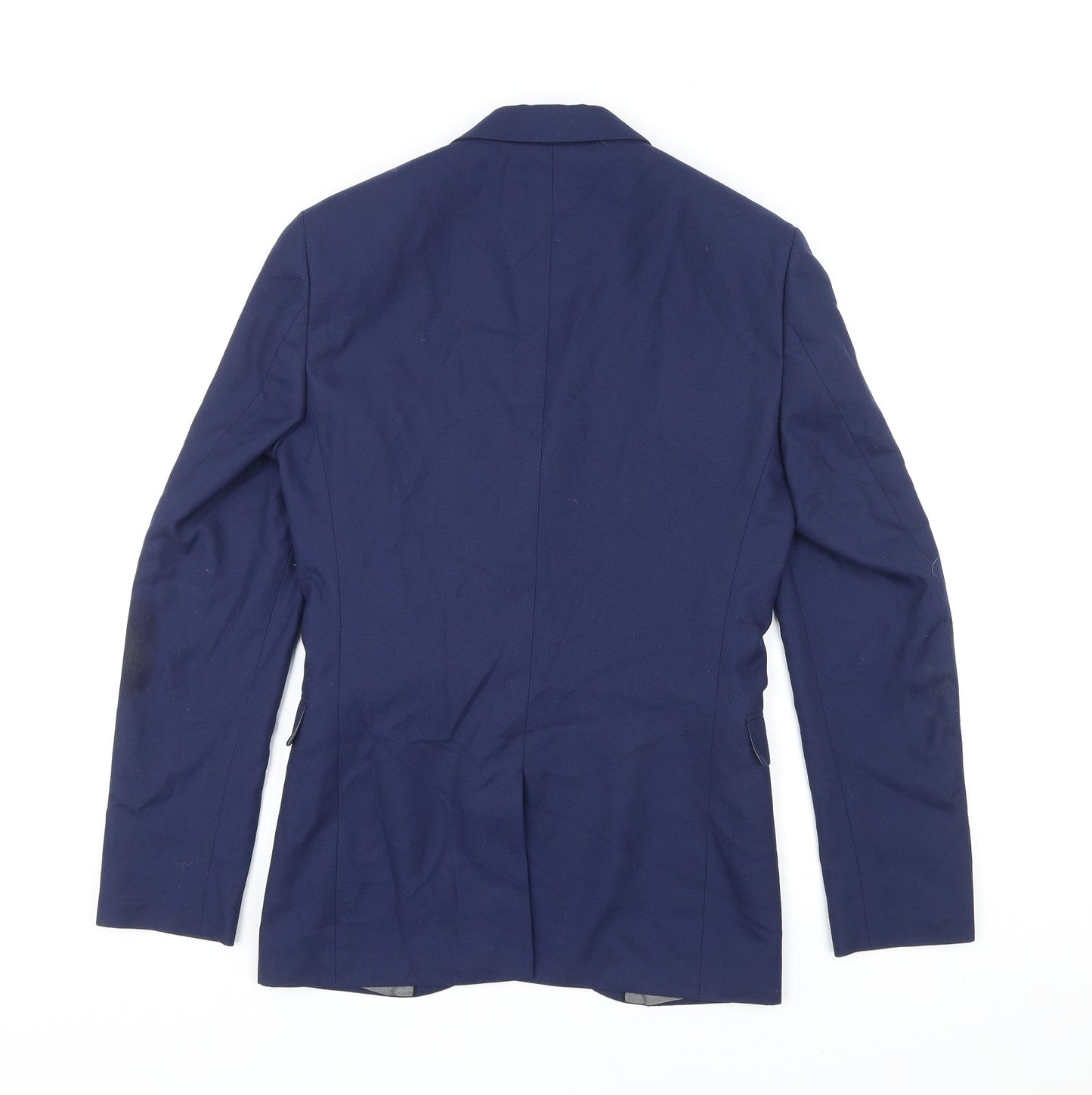 NEXT Mens Blue Polyester Jacket Suit Jacket Size 34 Regular
