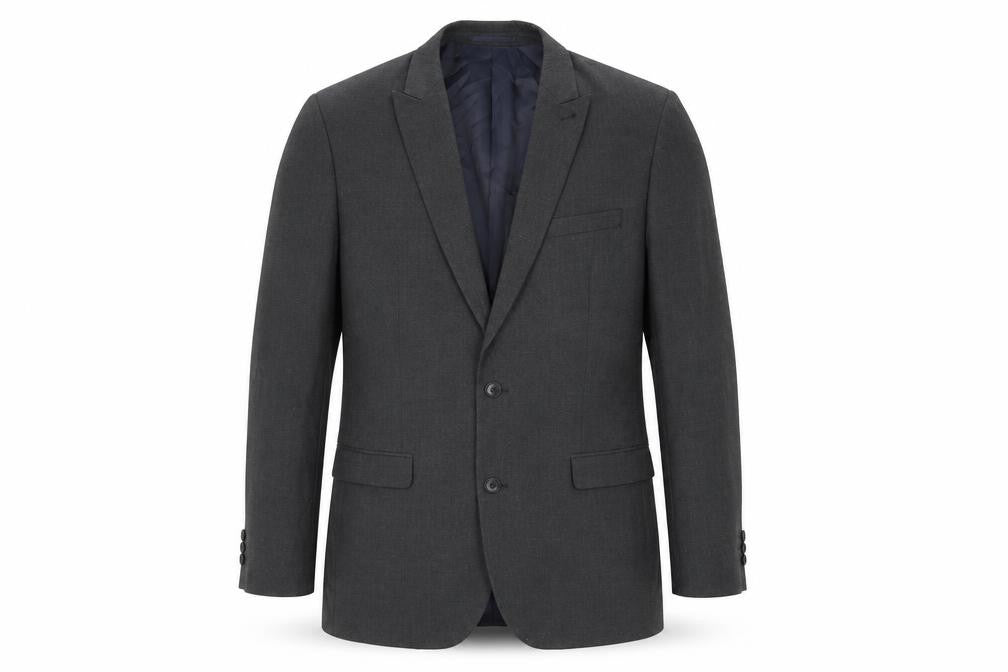 NEXT Mens Grey Polyester Jacket Suit Jacket Size 42 Regular