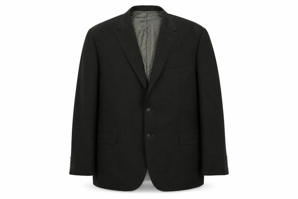 Marks & Spencer Mens Green Polyester Jacket Blazer Size 46 Regular