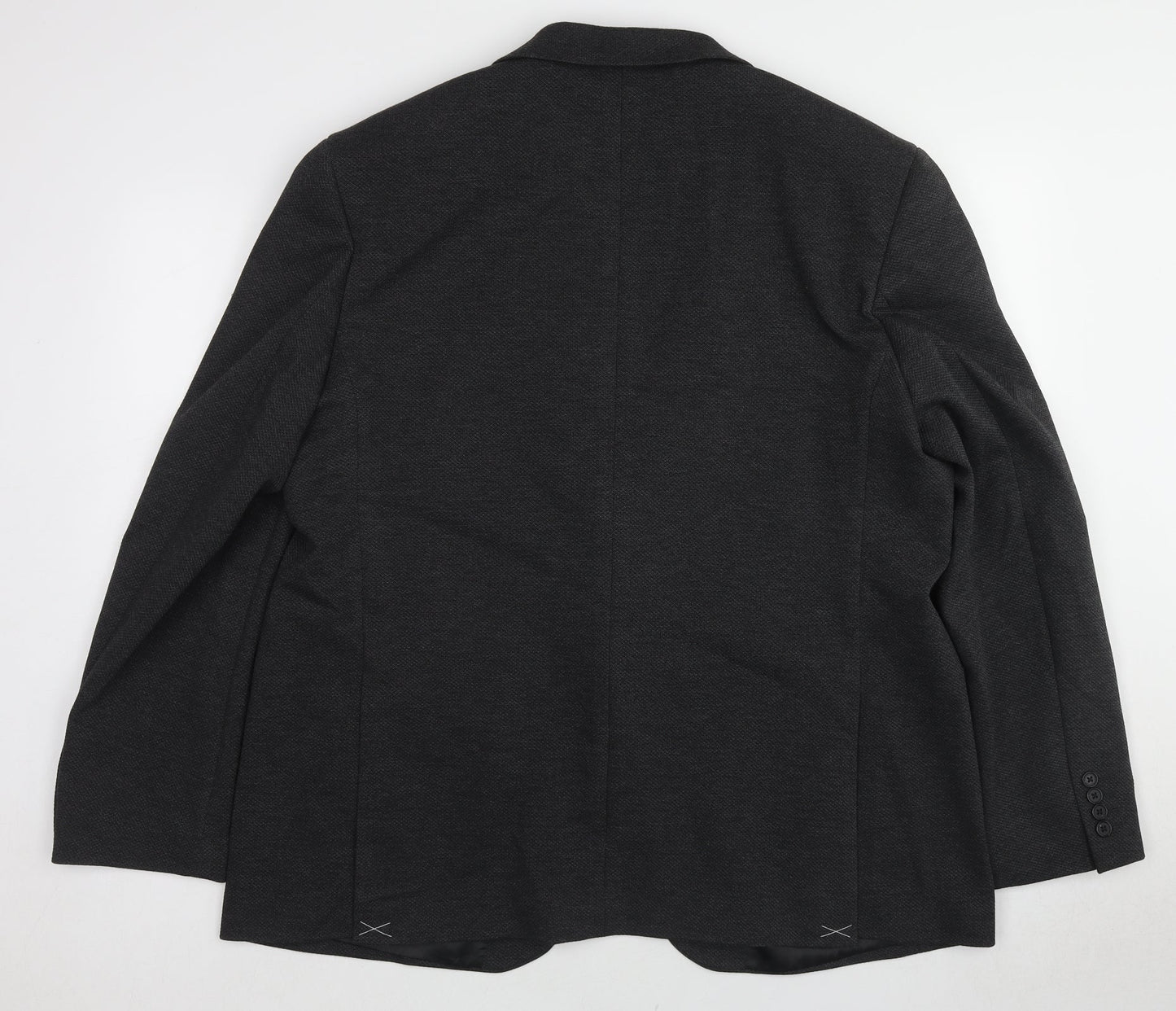 Marks and Spencer Mens Grey Polyamide Jacket Blazer Size 48 Regular