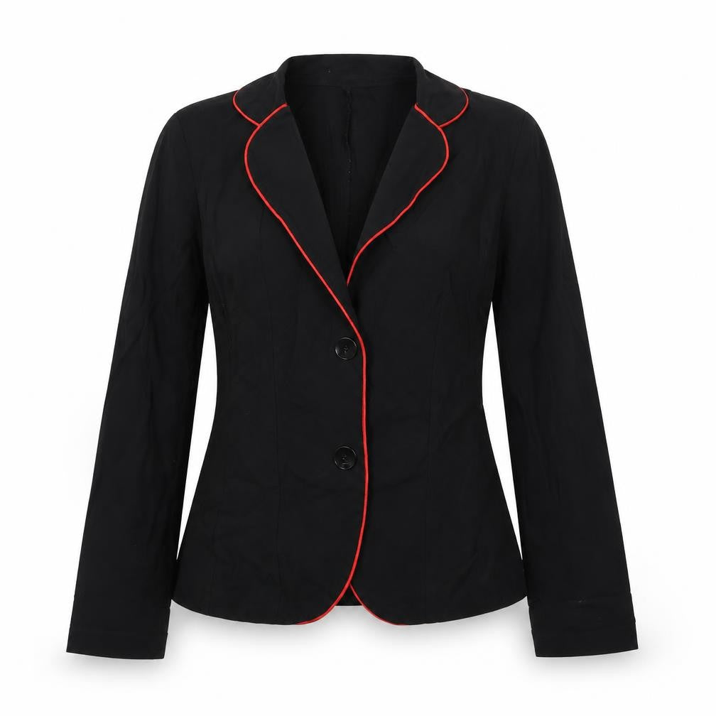 Bianca Womens Black Jacket Blazer Size 12 Button