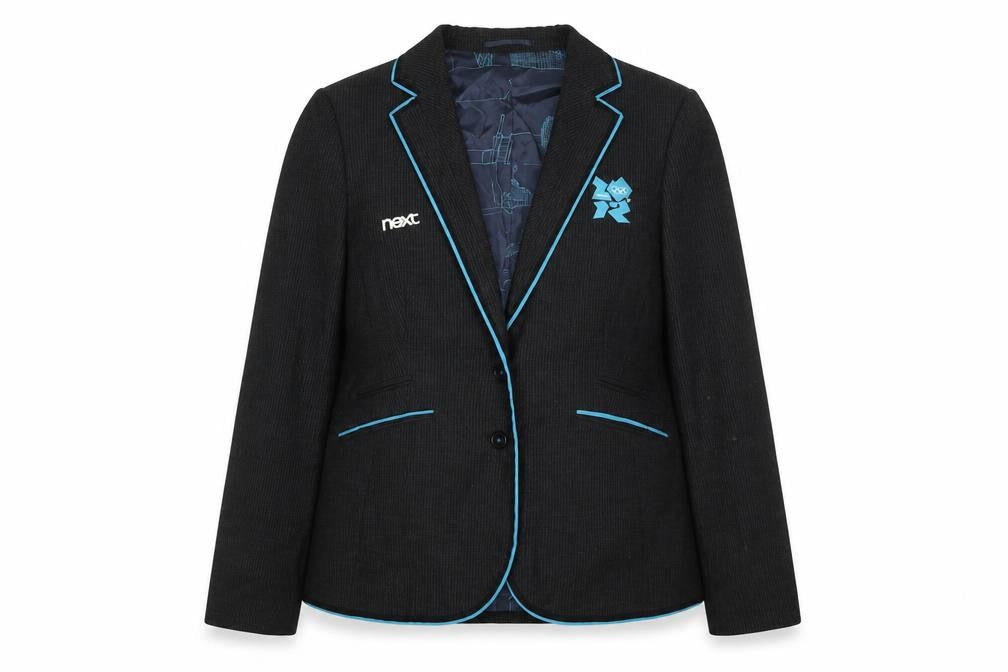 NEXT Womens Grey Cotton Jacket Blazer Size 16