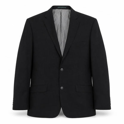 Greenwoods Mens Black Polyester Jacket Suit Jacket Size 38 Regular