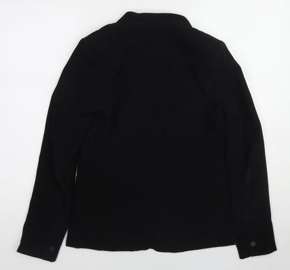 Next Womens Black Polyester Jacket Blazer Size 6