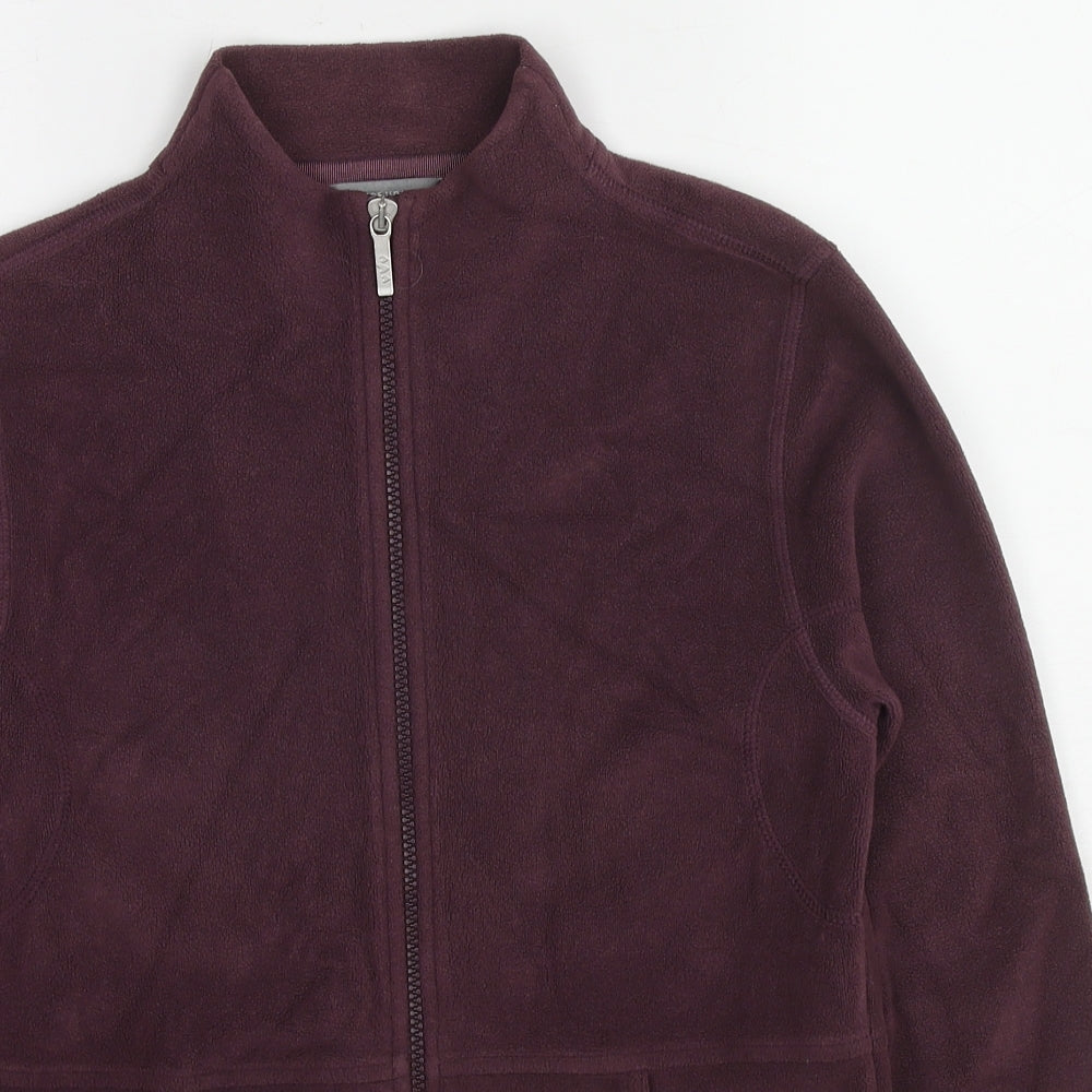 Per Una Womens Purple Jacket Size 10 Zip