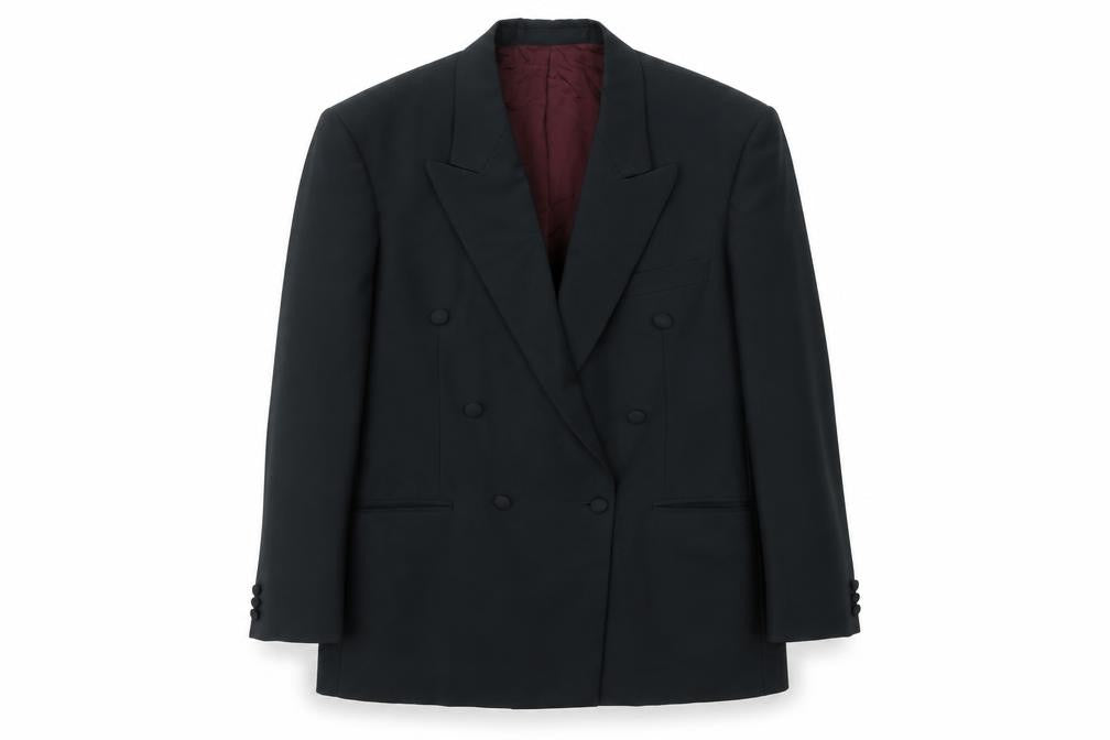 Marks & Spencer Mens Black Polyester Jacket Suit Jacket Size 40 Regular