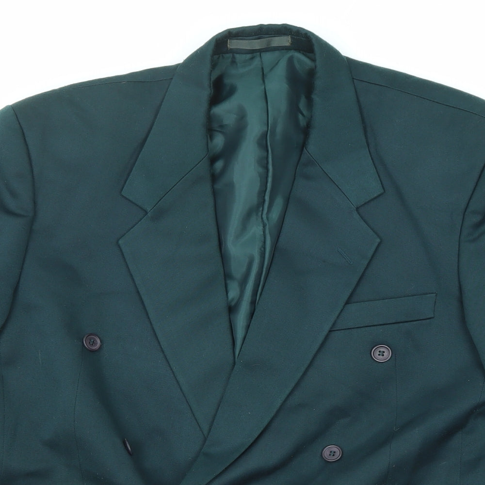 Willson Mens Green Polyester Jacket Suit Jacket Size 42 Regular